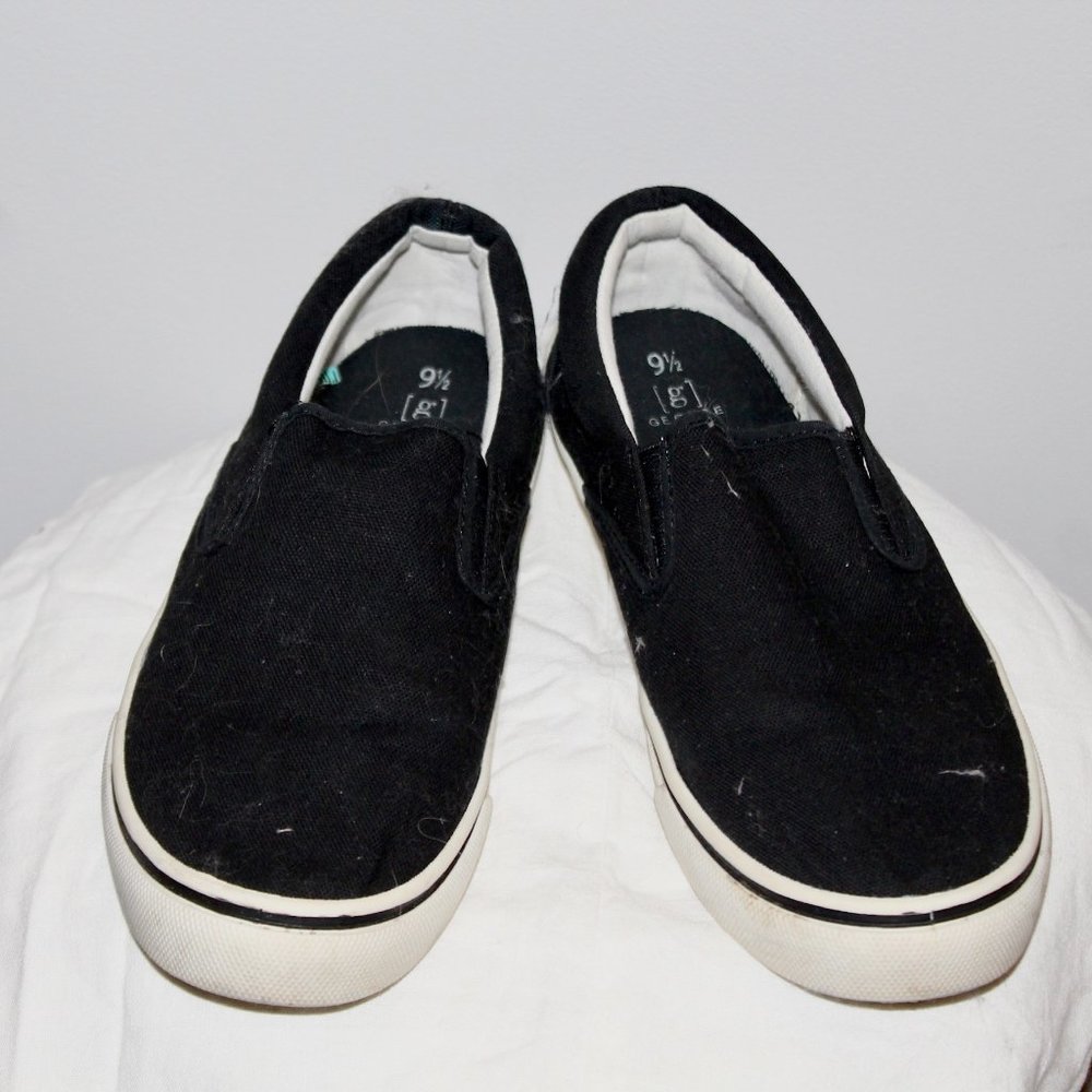 Black Slip-ons